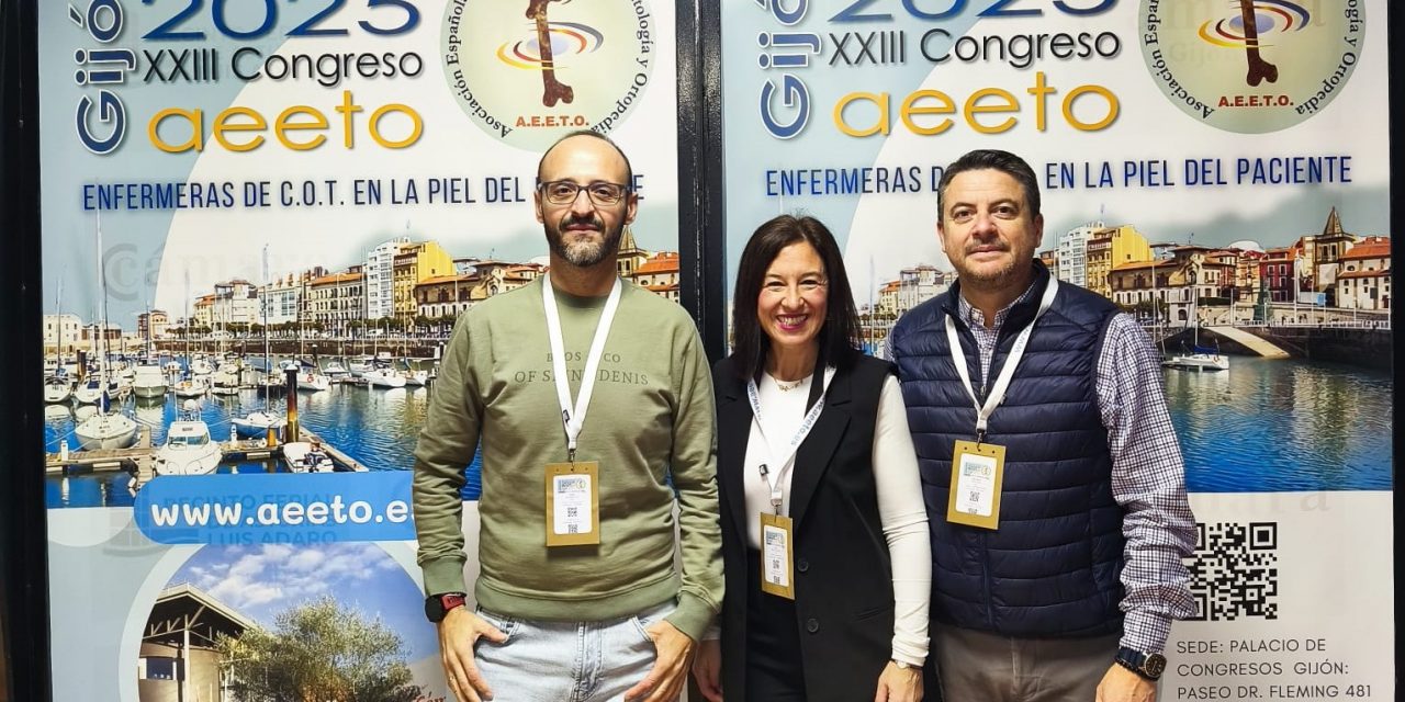 Tres compañeros participan en Congreso de la Asociación Española de Enfermería en Traumatología y Ortopedia